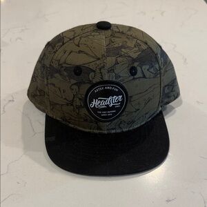 Toddler Olive and Black Cap